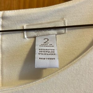 Black and white new top Chico’s size 2